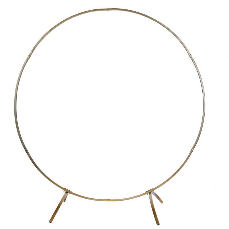 Backdrop - Gold Round Metal Arch - Image 2