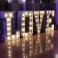 LOVE Marquee letters